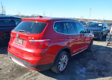 2015 BMW X3 xDrive28I from USA, damaged, VIN 5UXWX9C5XF0D58248